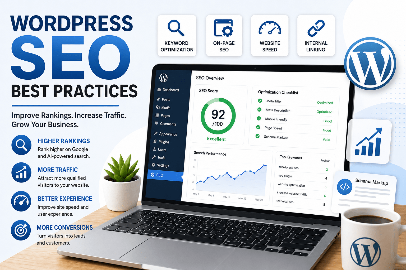 WordPress SEO Best Practices Infographic