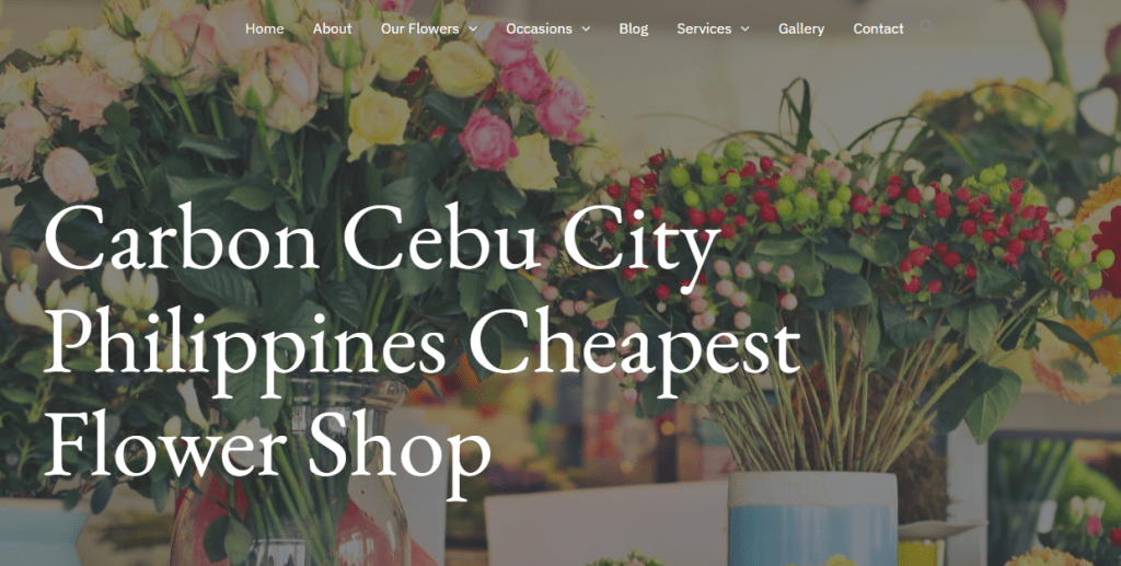 Cheapest Flower Shop in Carbon Cebu City Philippines - Flower Bar Cebu