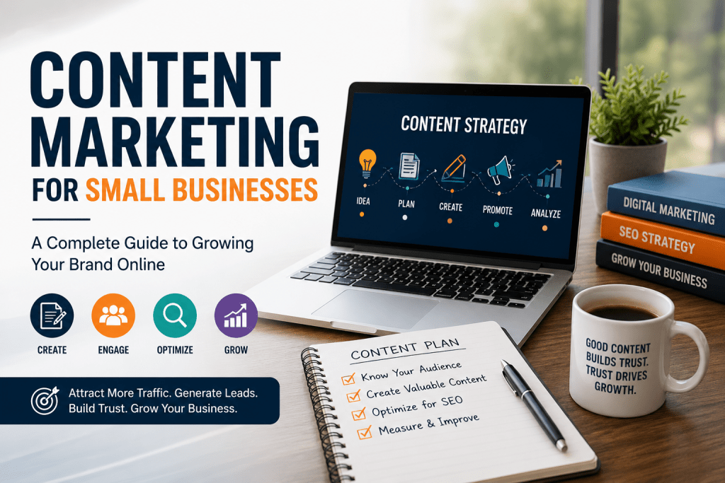 Content Marketing for Small Businesses by serpweave