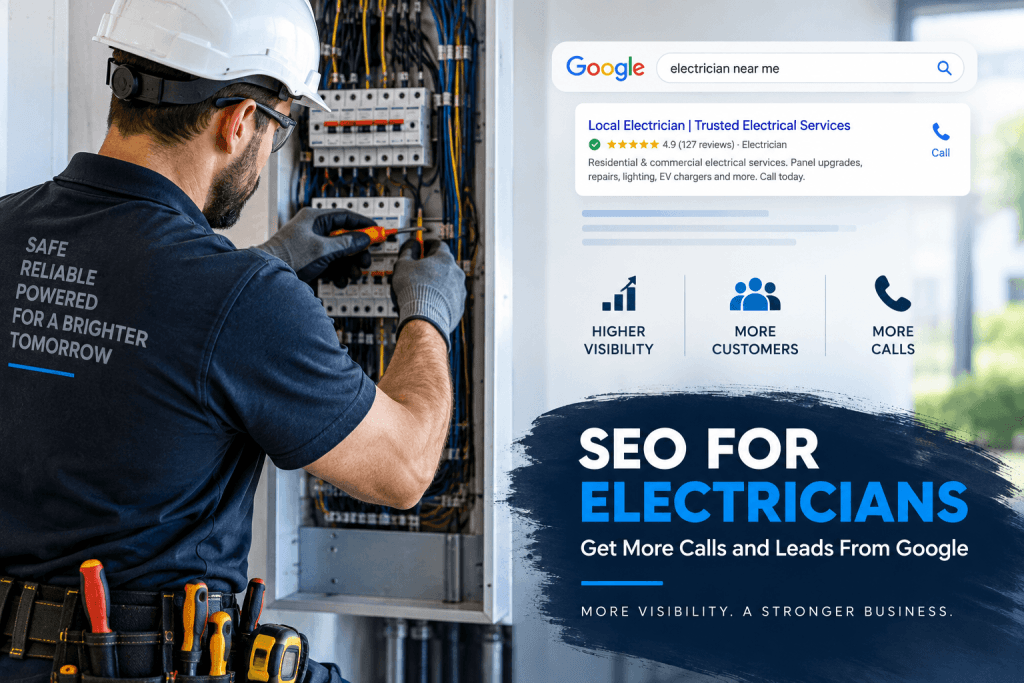 SEO for electricians and local search visibility for electrical contractors | Serpweave